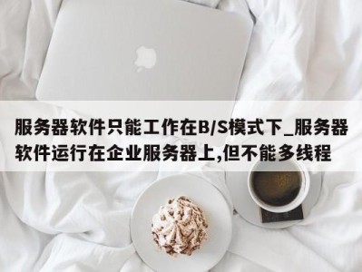 义乌服务器软件只能工作在B/S模式下_服务器软件运行在企业服务器上,但不能多线程 