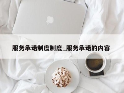 义乌服务承诺制度制度_服务承诺的内容 